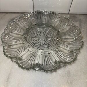 Anchor Hocking Glass 896 Clear Deviled Egg Plate